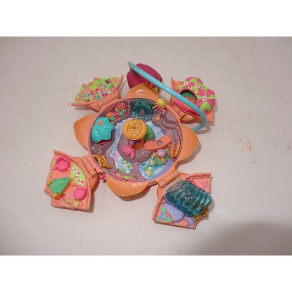 Polly Pocket Fountain Fantasy Waterlily Pink Lotus Flower Bluebird Vintage 1996 - Picture 10 of 16